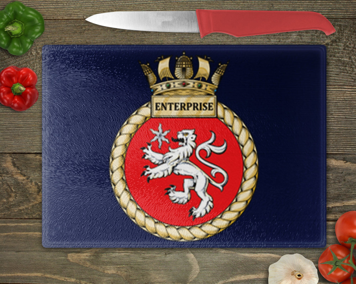 HMS Enterprise - Cutting Board