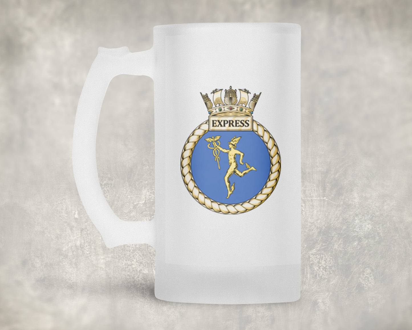 HMS Express - Frosted Stein/Tankard/Beer Mug - Frosted Stein/Tankard/Beer Mug