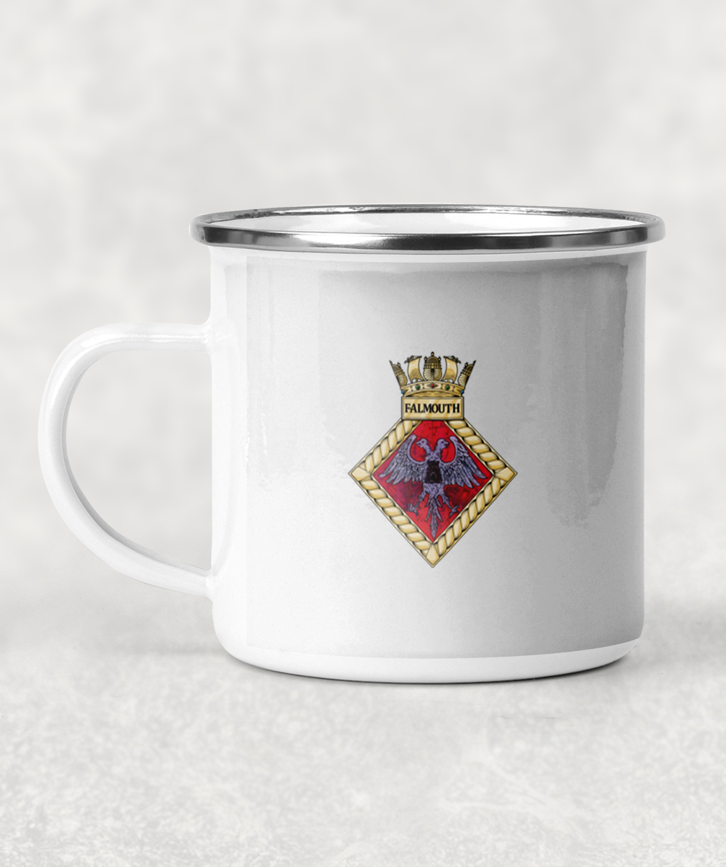 HMS Falmouth - Enamel Mug