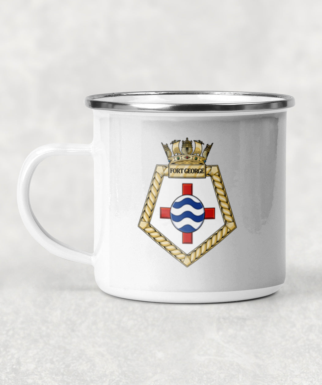 RFA Fort George - Enamel Mug