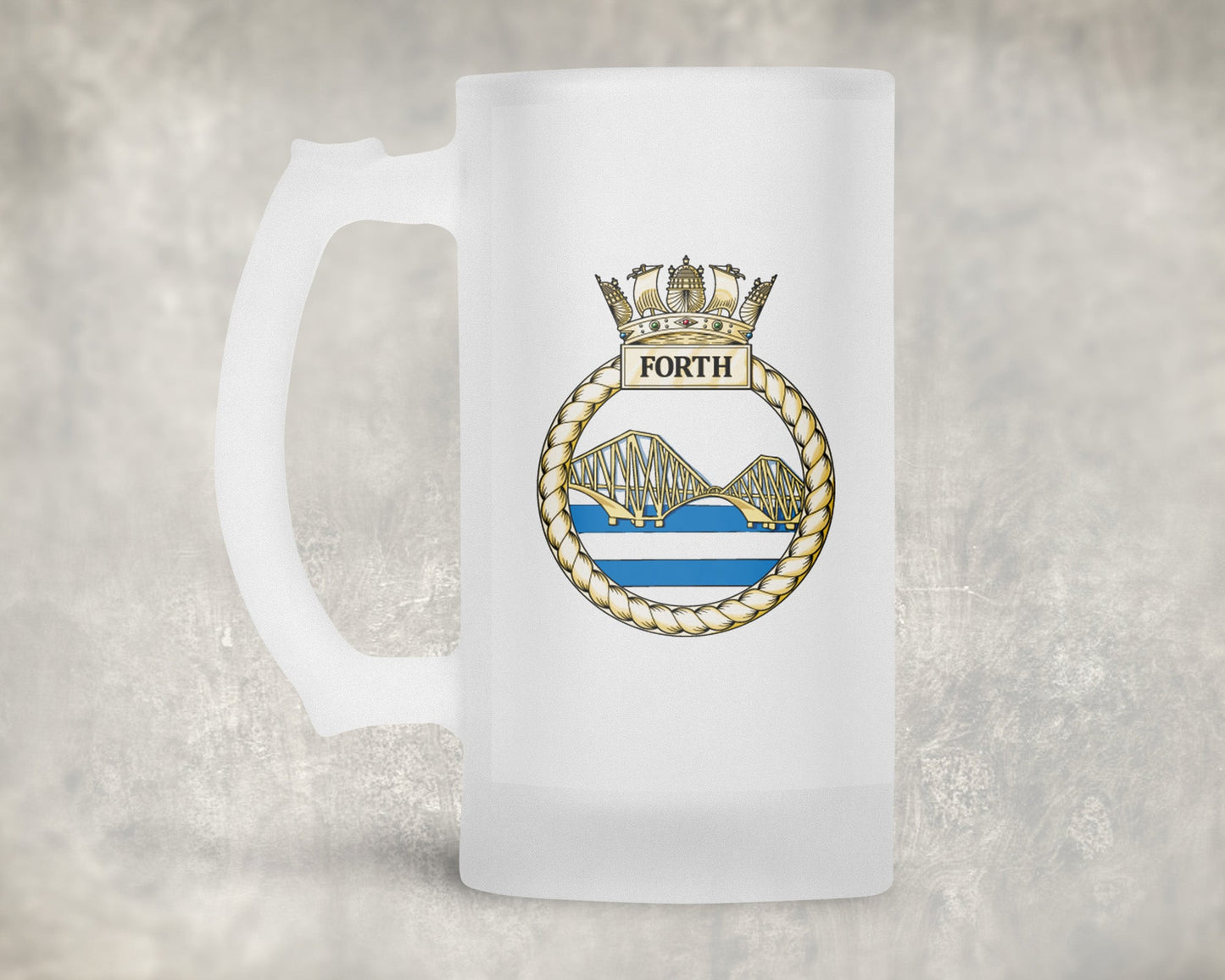 HMS Forth - Frosted Stein/Tankard/Beer Mug - Frosted Stein/Tankard/Beer Mug