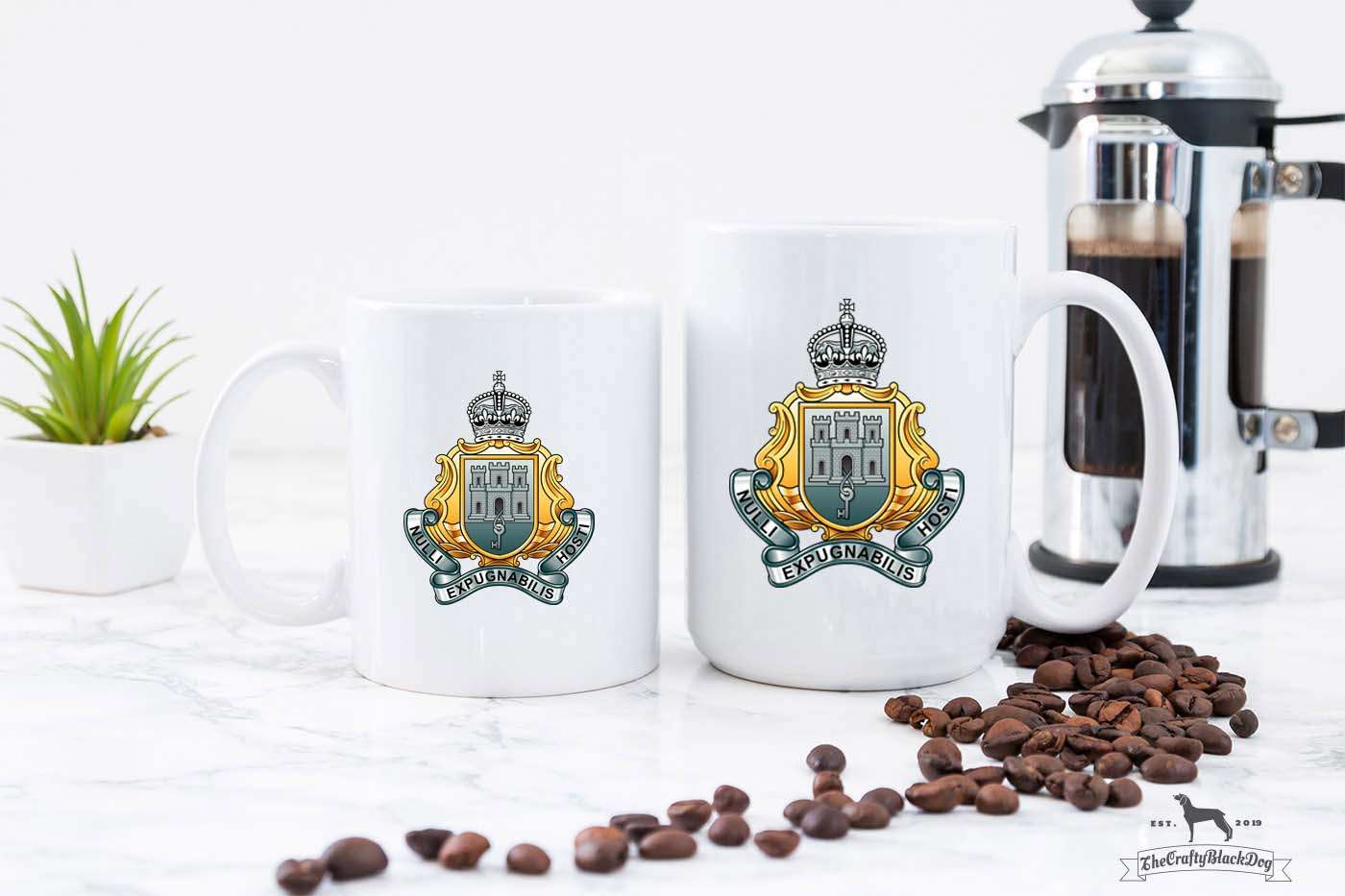 Royal Gibraltar Regiment - 11oz/15oz Mug (New King's Crown)