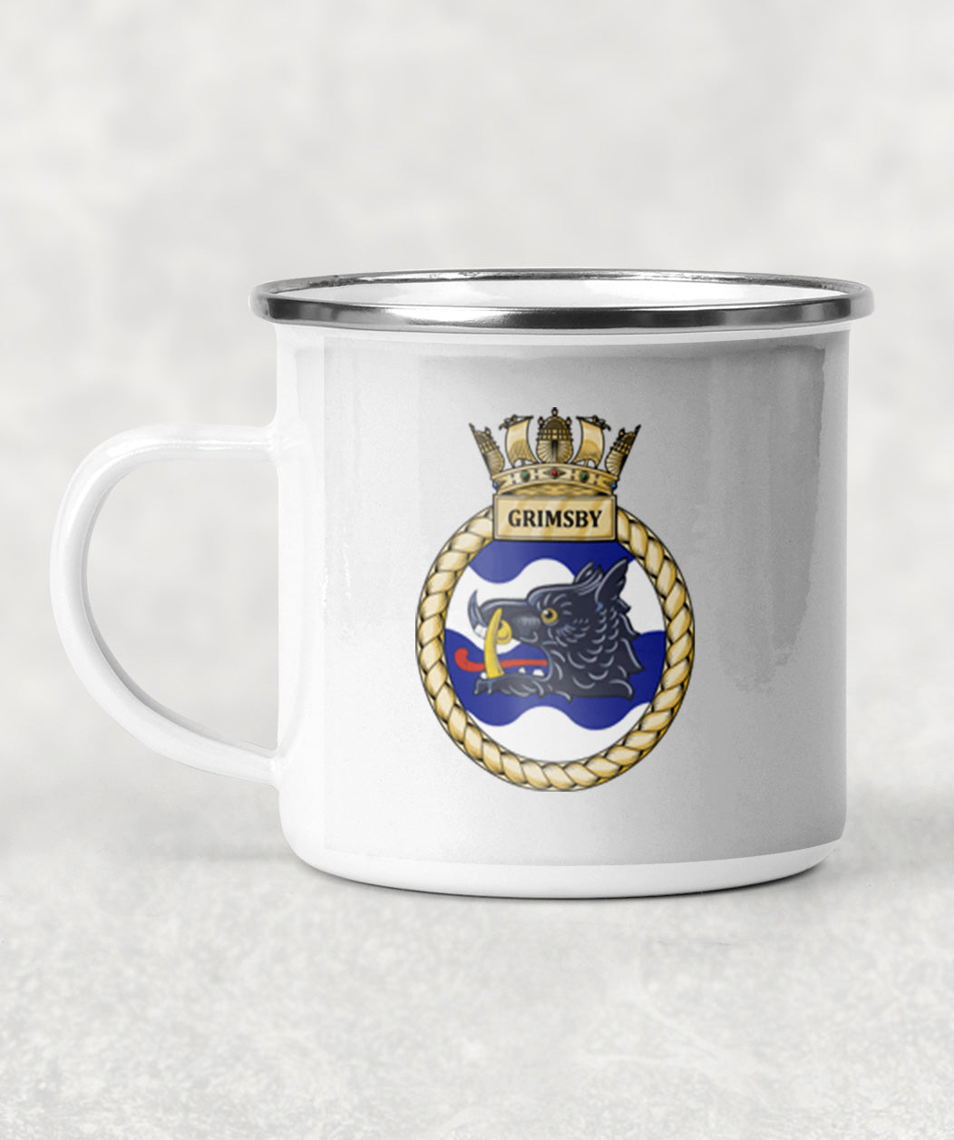 HMS Grimsby - Enamel Mug