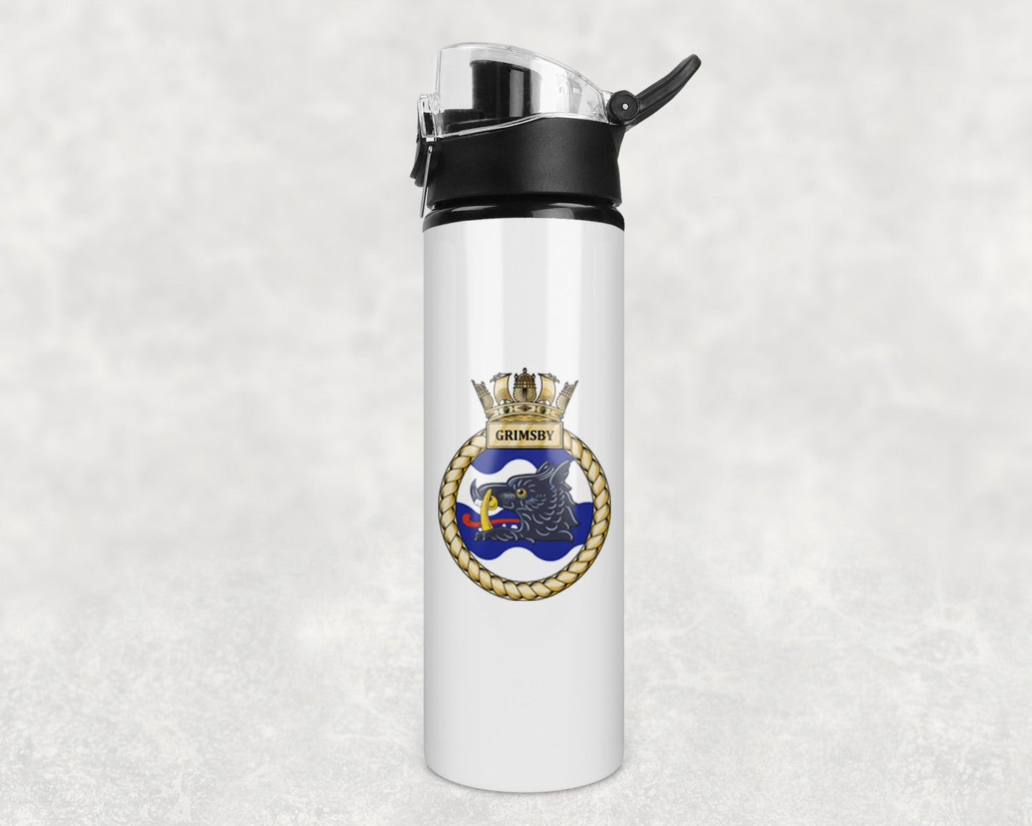 HMS Grimsby - Flip Top Water Bottle