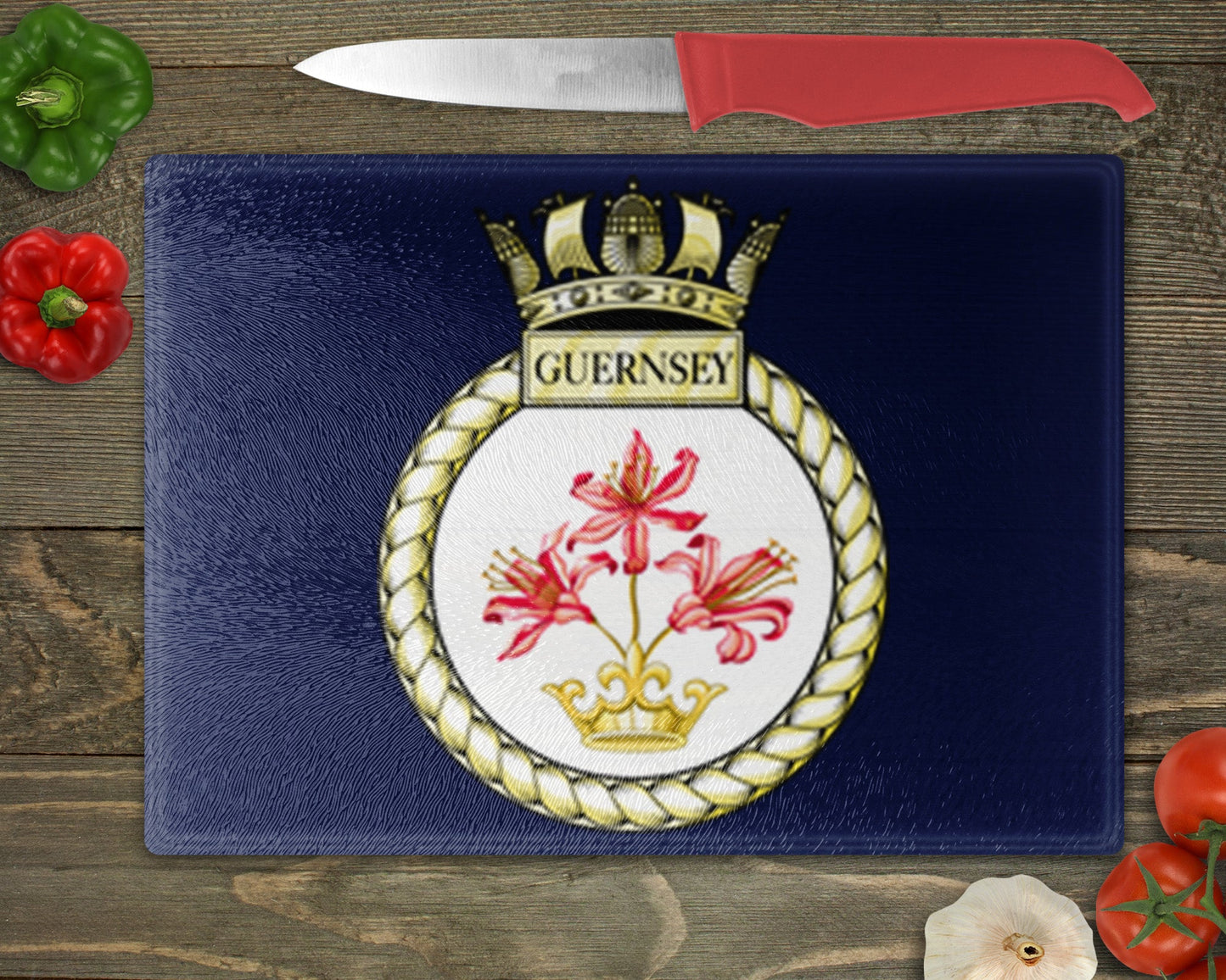 HMS Guernsey - Cutting Board