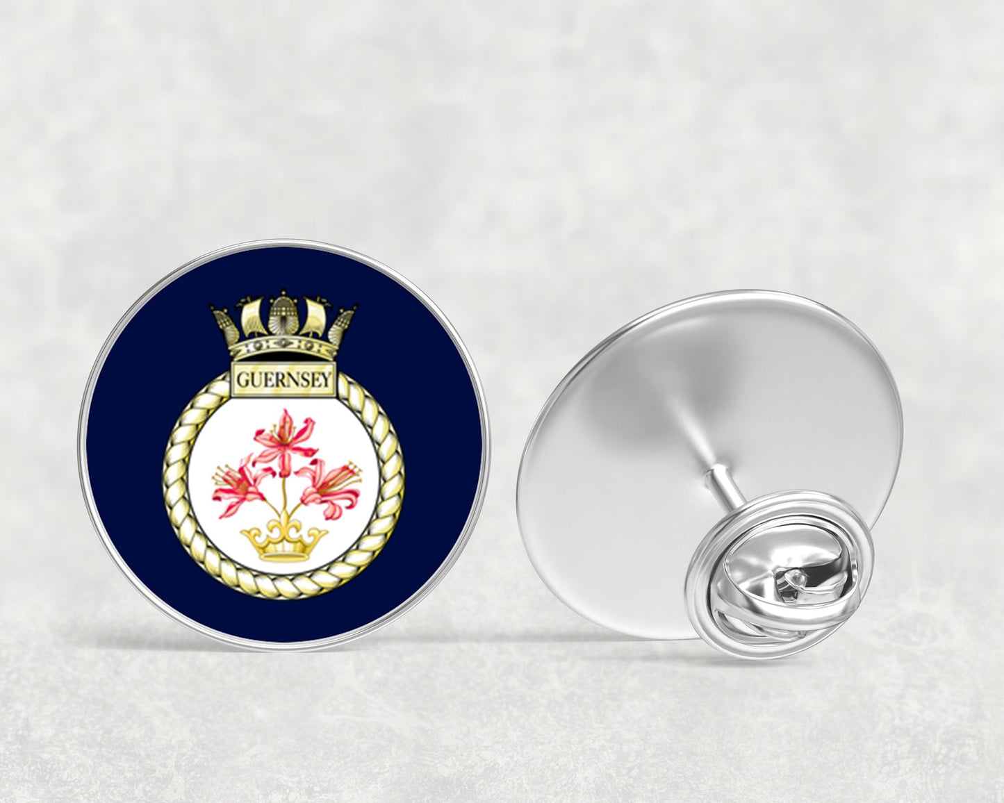 HMS Guernsey - Lapel Pin