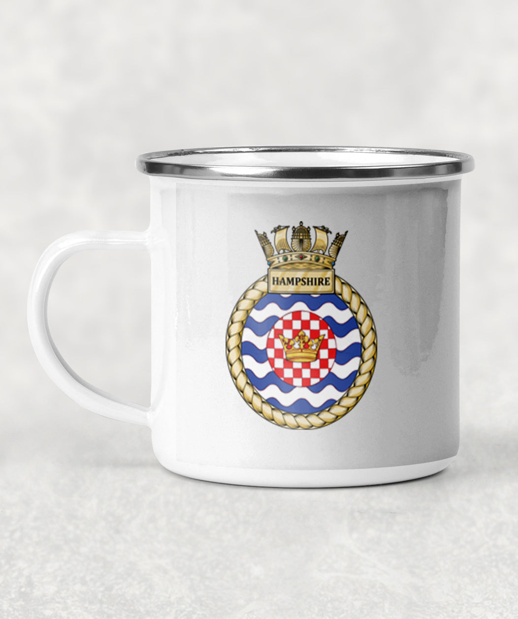 HMS Hampshire - Enamel Mug