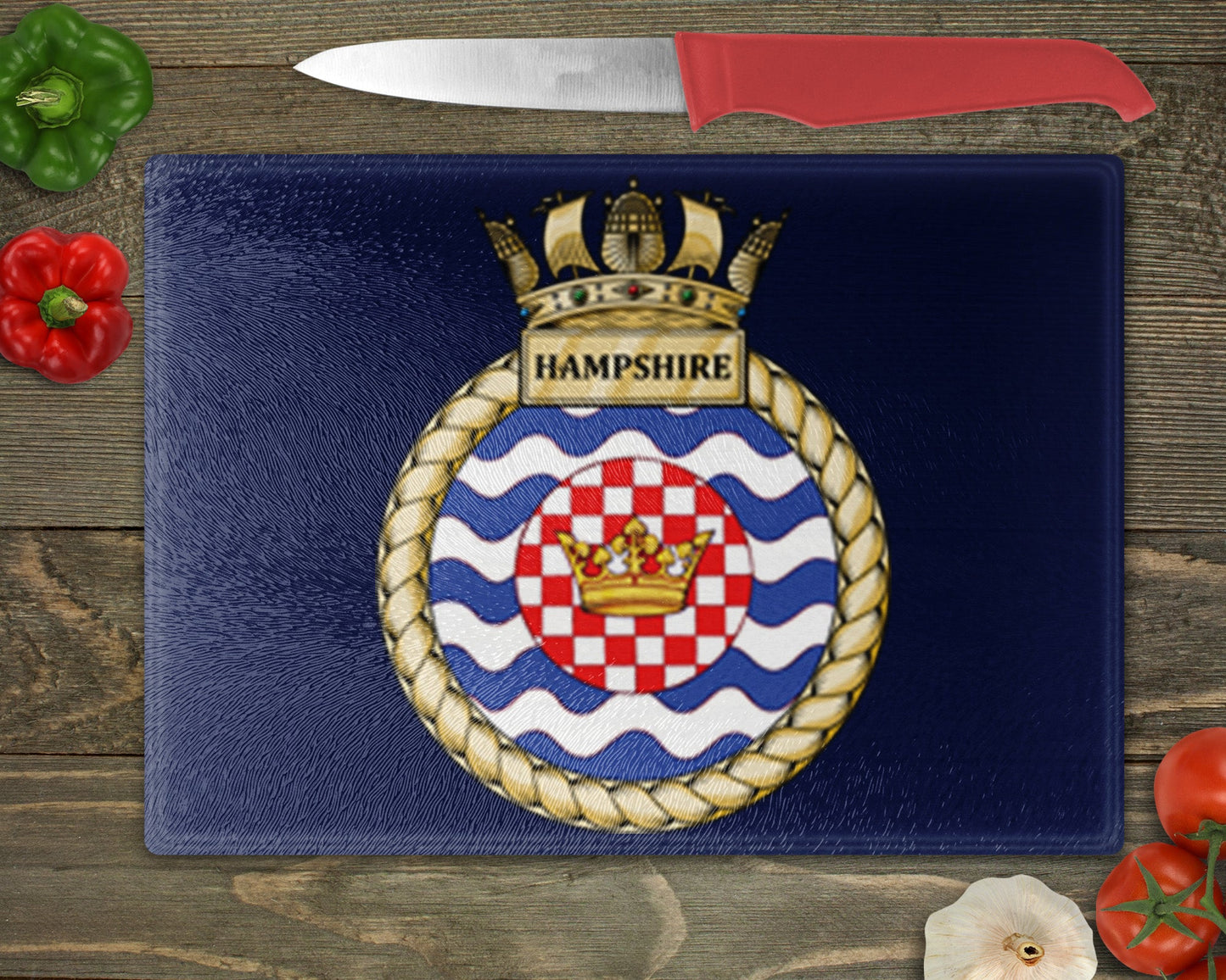 HMS Hampshire - Cutting Board