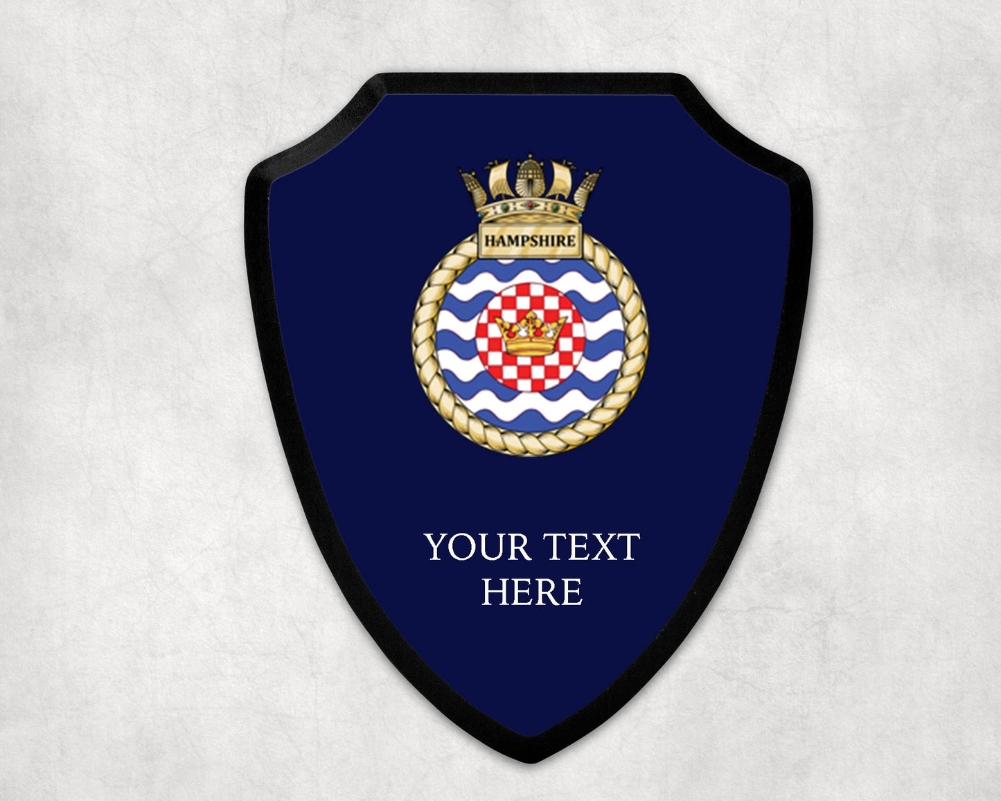 HMS Hampshire - Royal Navy Printed Wall Shield