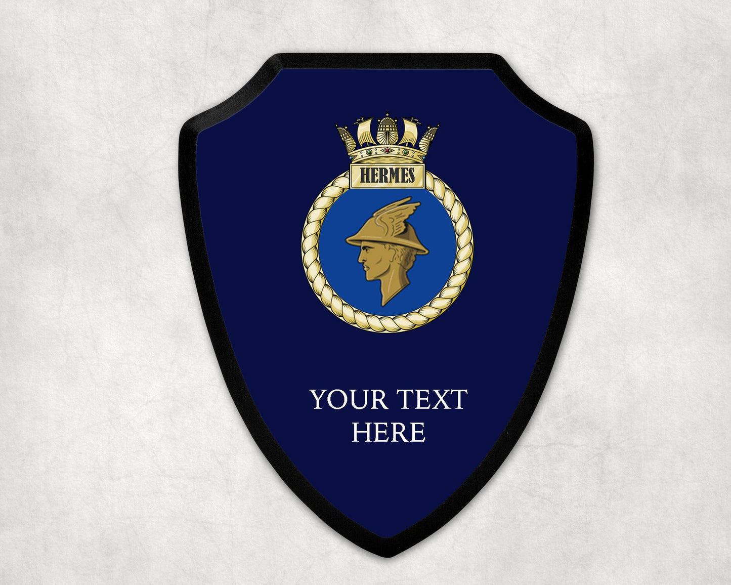 HMS Hermes - Royal Navy Printed Wall Shield