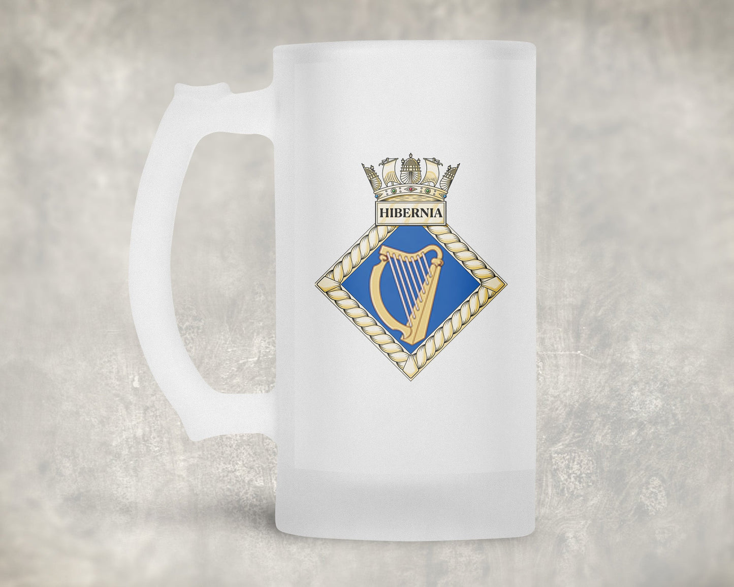 HMS Hibernia - Frosted Stein/Tankard/Beer Mug - Frosted Stein/Tankard/Beer Mug
