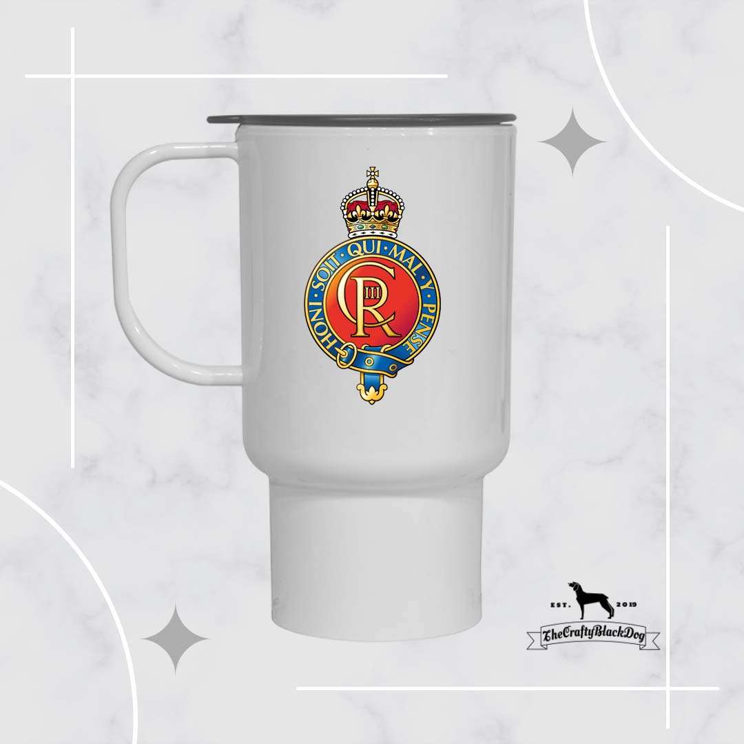 Household Cavalry - TRAVEL MUG (New King's Crown)