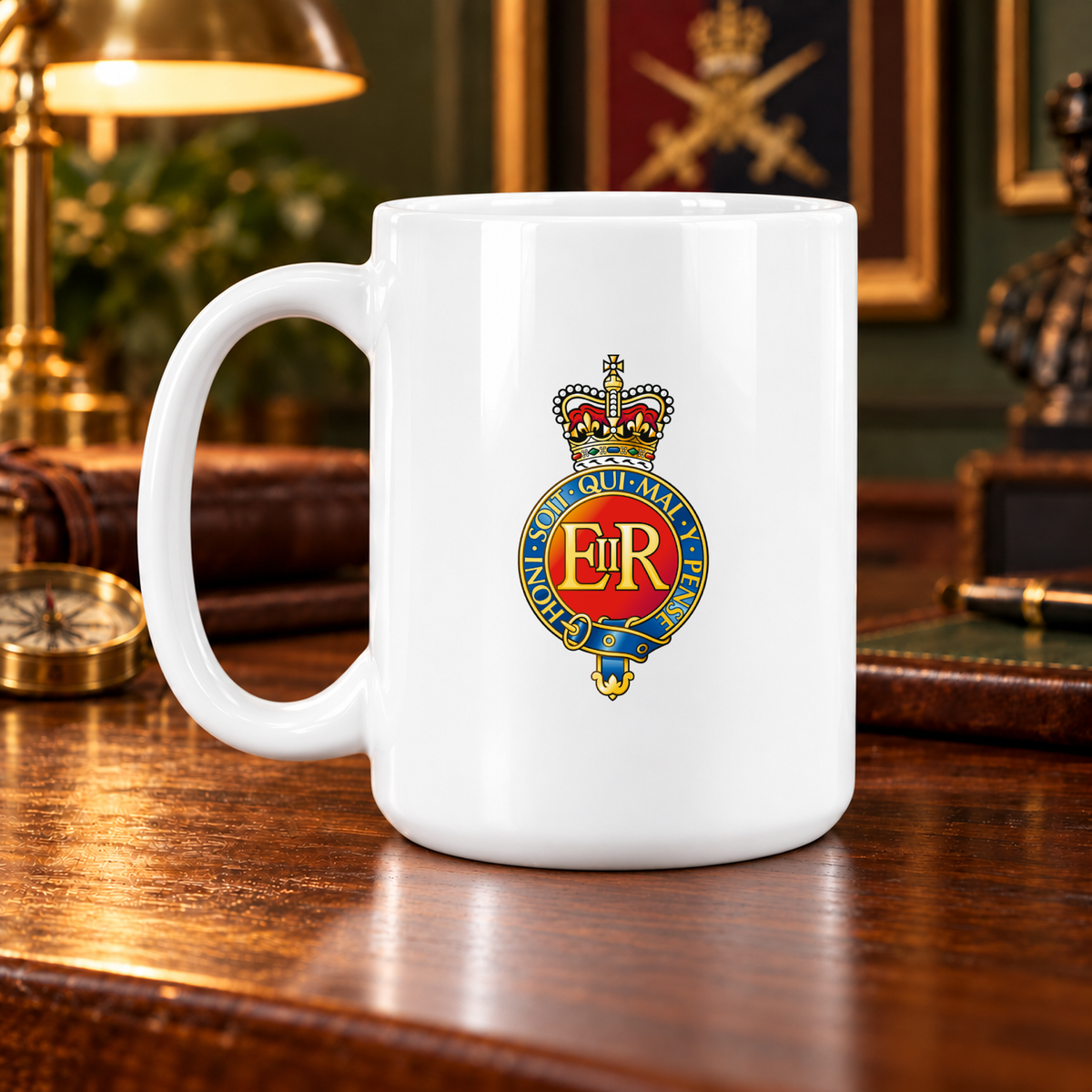 Household Cavalry Regiment. png - 15oz Mug | The Crafty Black Dog