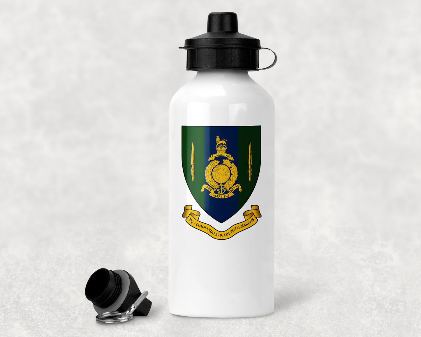 HQ 3 Cdo Bde - ALUMINIUM WATER BOTTLE
