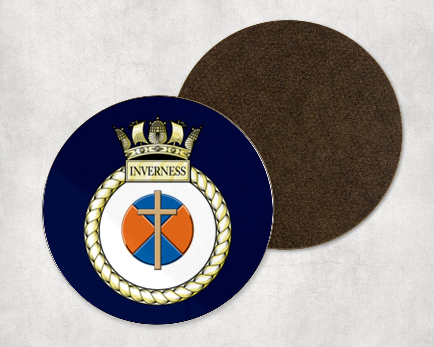 HMS Inverness - Round Coaster Set