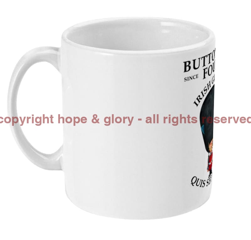 Irish Guards Buttons in Fours Ceramic Mug
