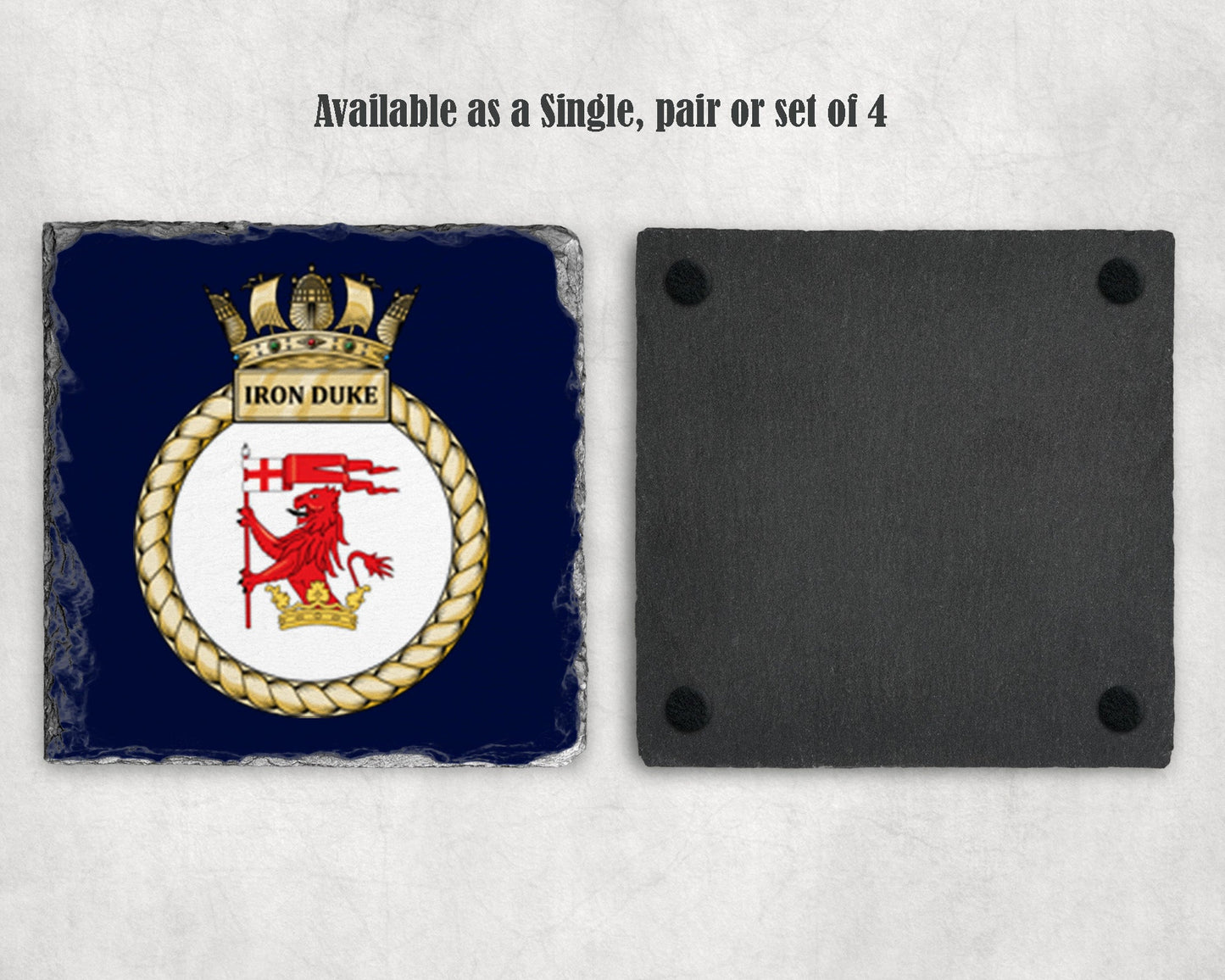 HMS Iron Duke - Slate Coaster