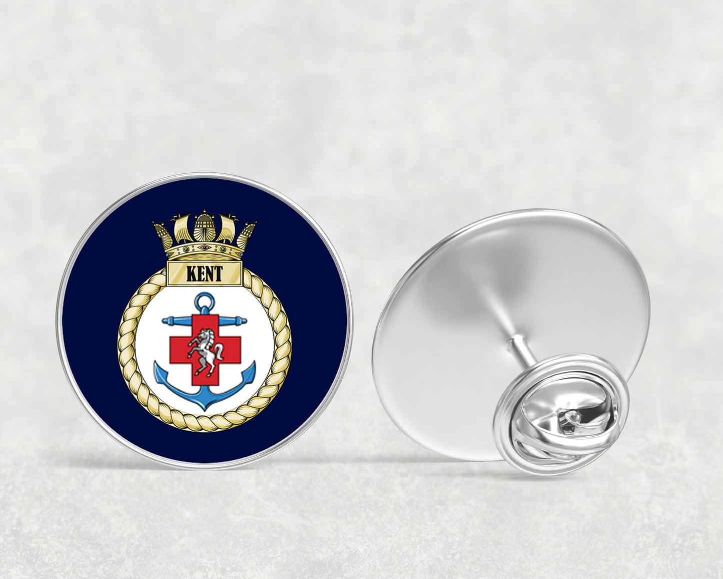 HMS Kent - Lapel Pin