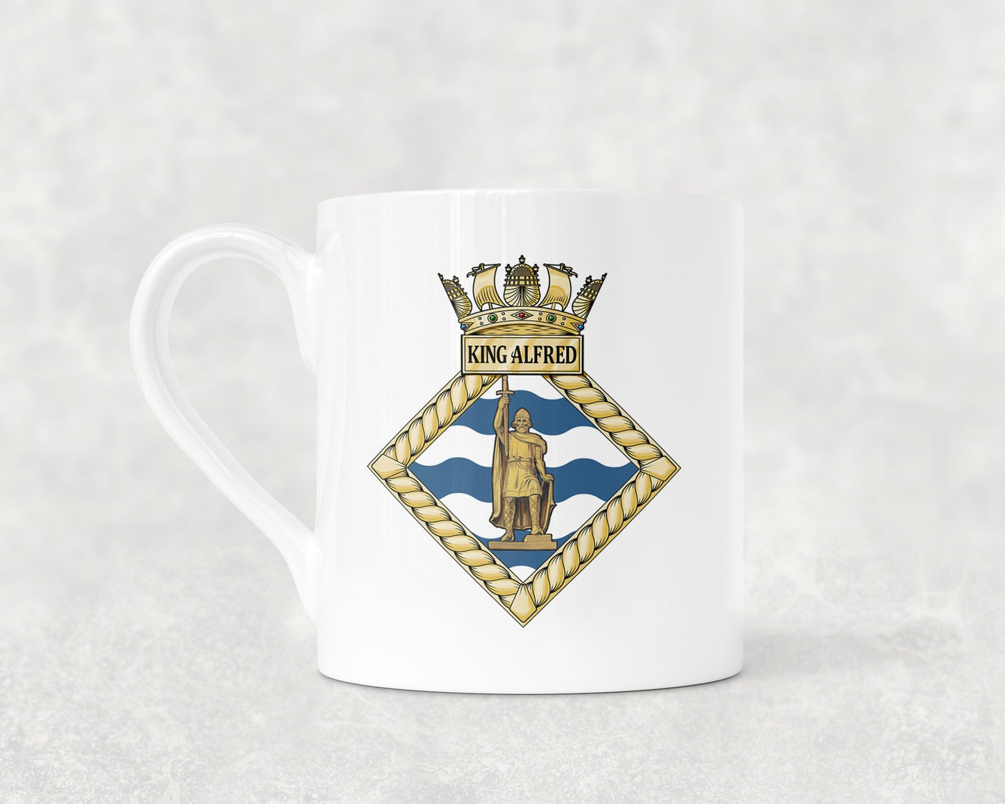 HMS King Alfred - Bone China Mug