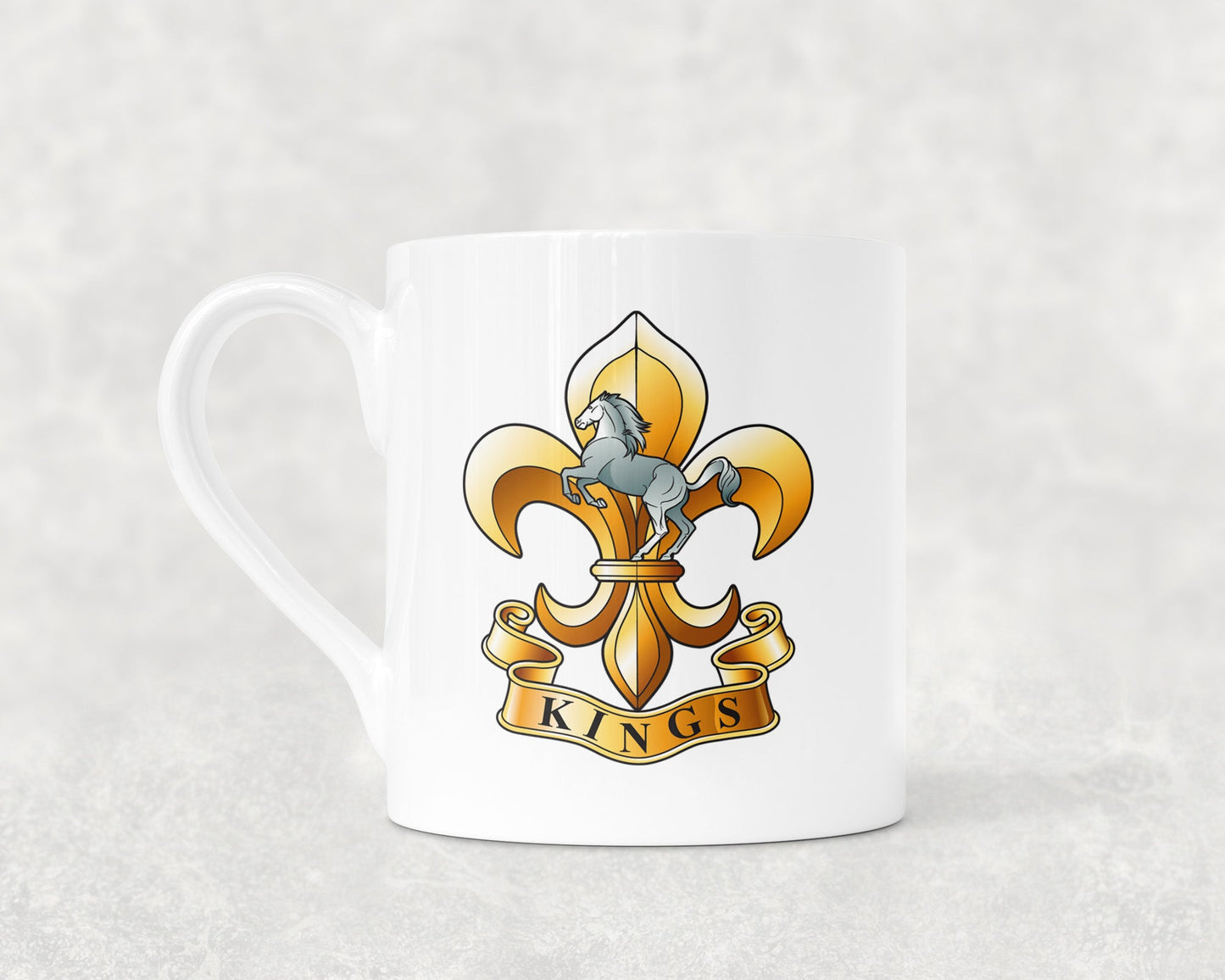 Kings Regiment - Bone China Mug