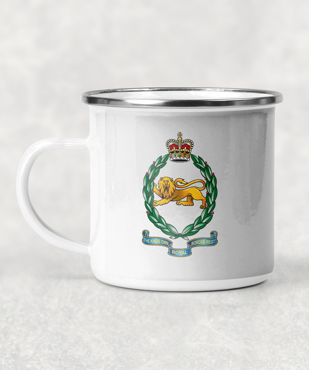 King's Own Royal Border Regiment - Enamel Mug