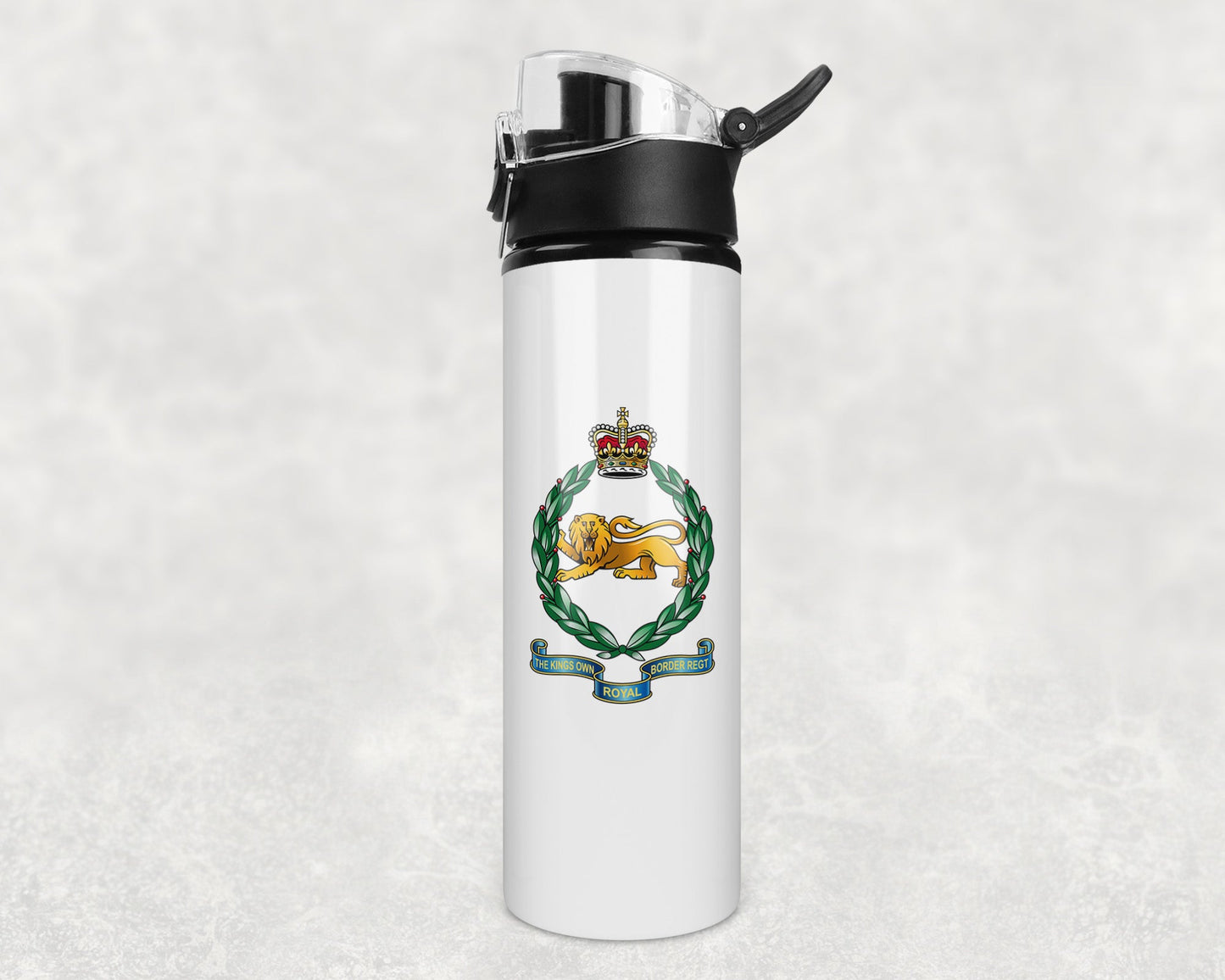 King's Own Royal Border Regiment - Flip Top Water Bottle