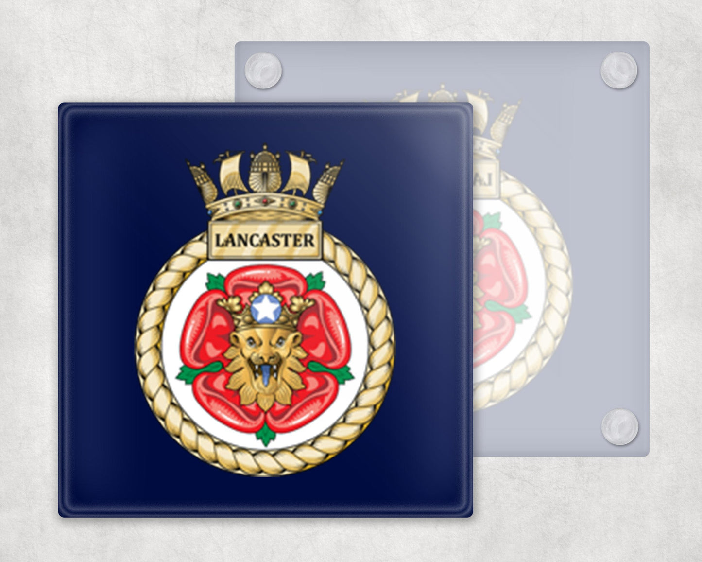 HMS Lancaster - Glass Coaster