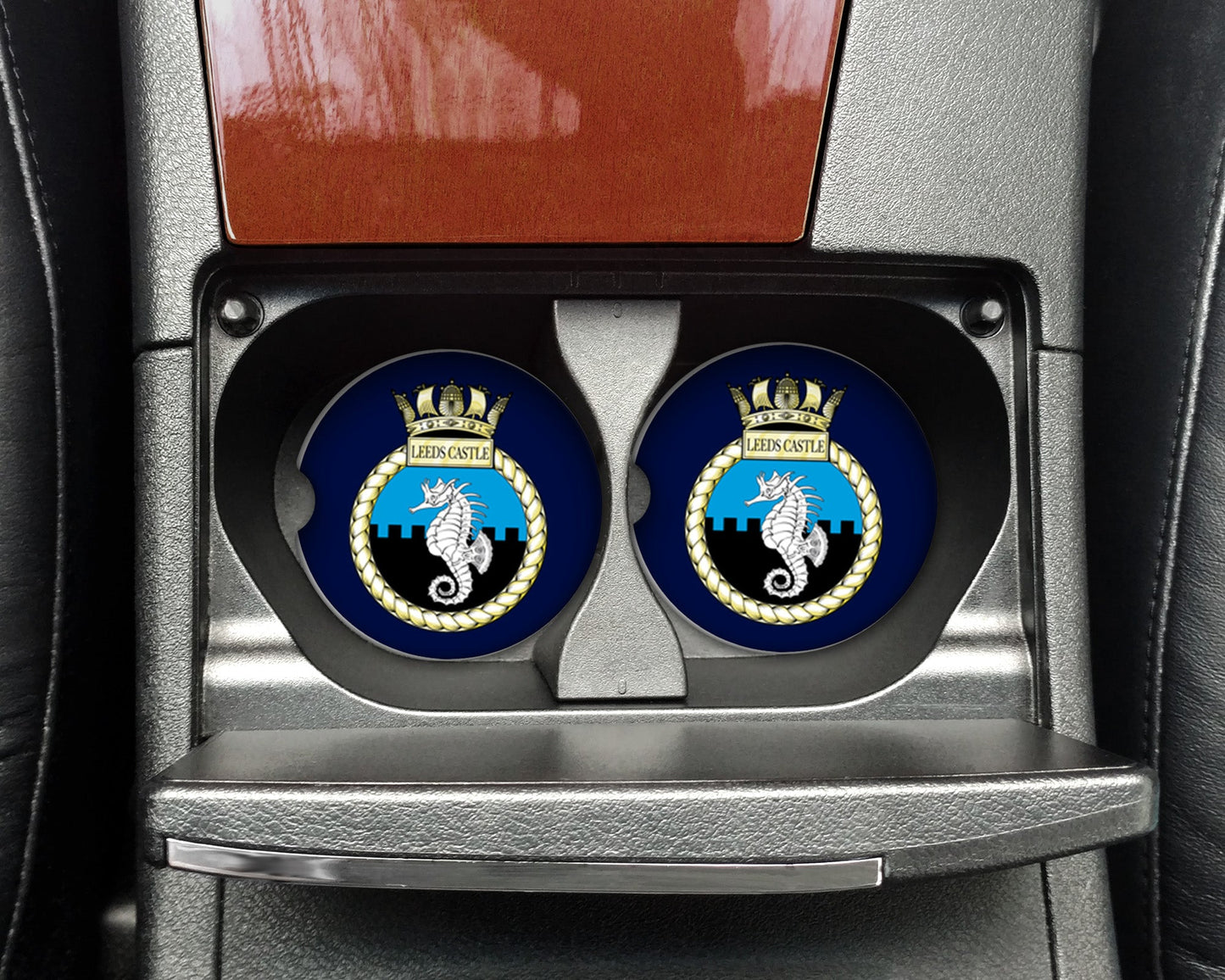 HMS Leeds Castle - Car Coasters