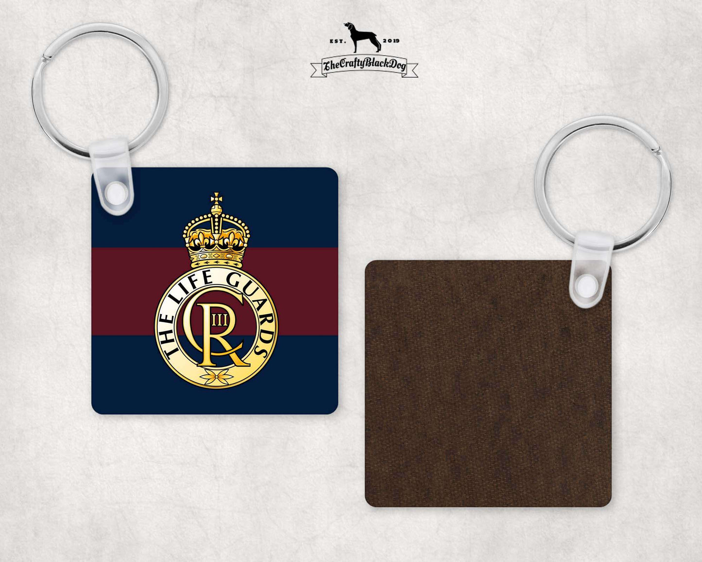 Life Guards - Square Key Ring (King's New Crown)