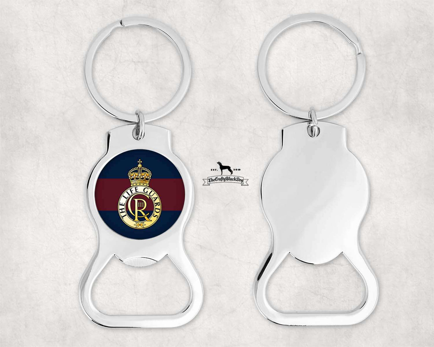 Life Guards - Bottle Opener Keyring (New King's Crown)