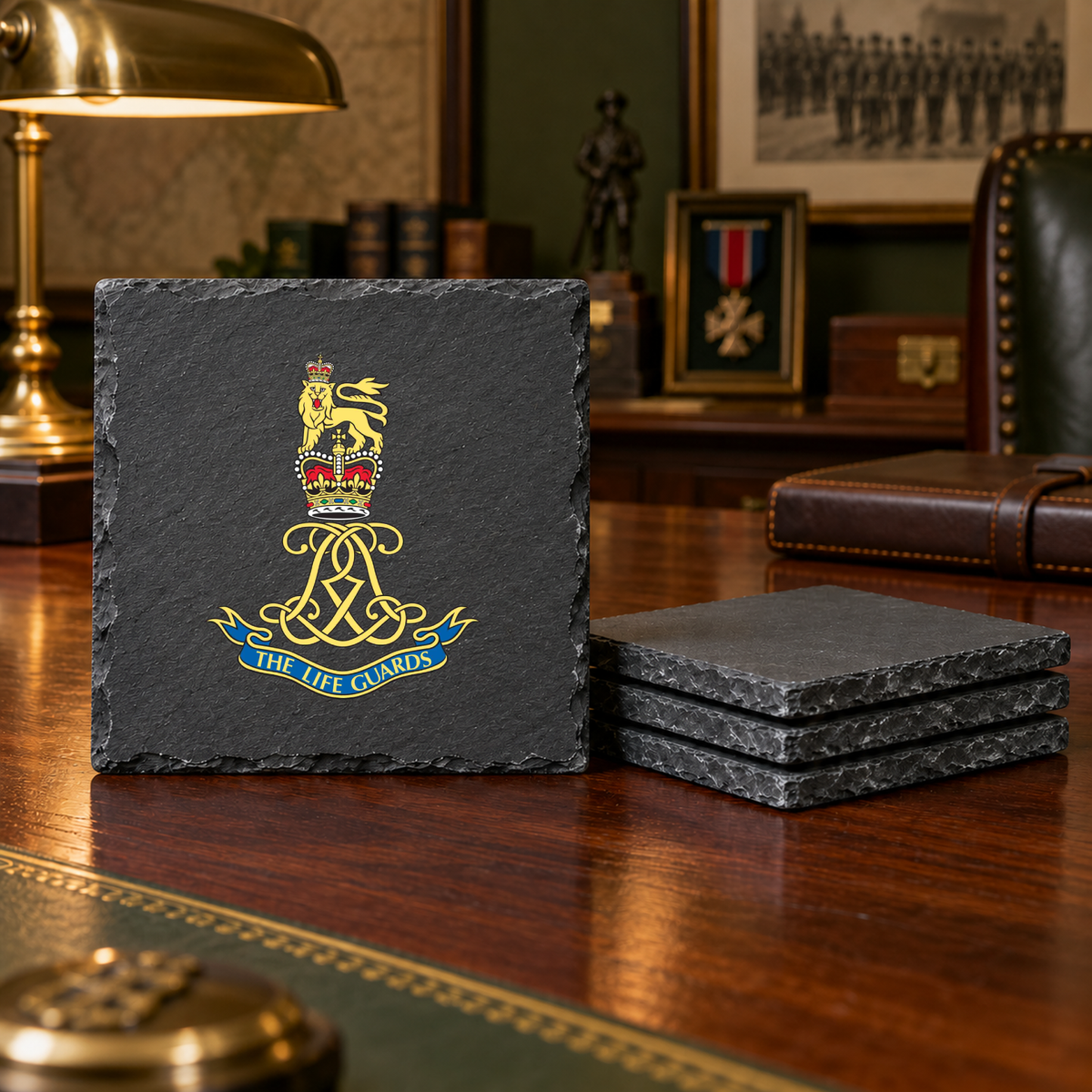 Life Guards Cypher - Slate Coaster Set | The Crafty Black Dog