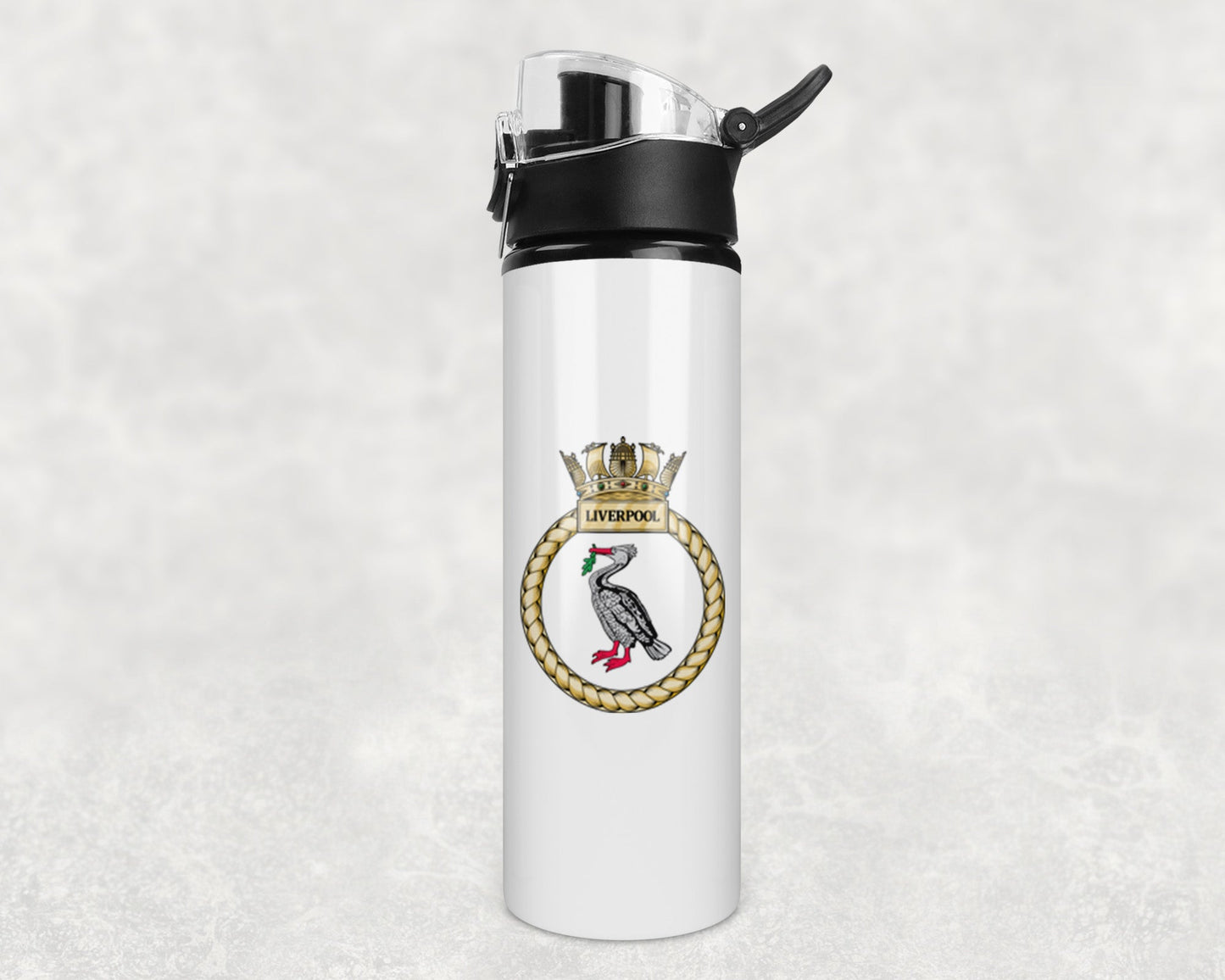 HMS Liverpool - Flip Top Water Bottle