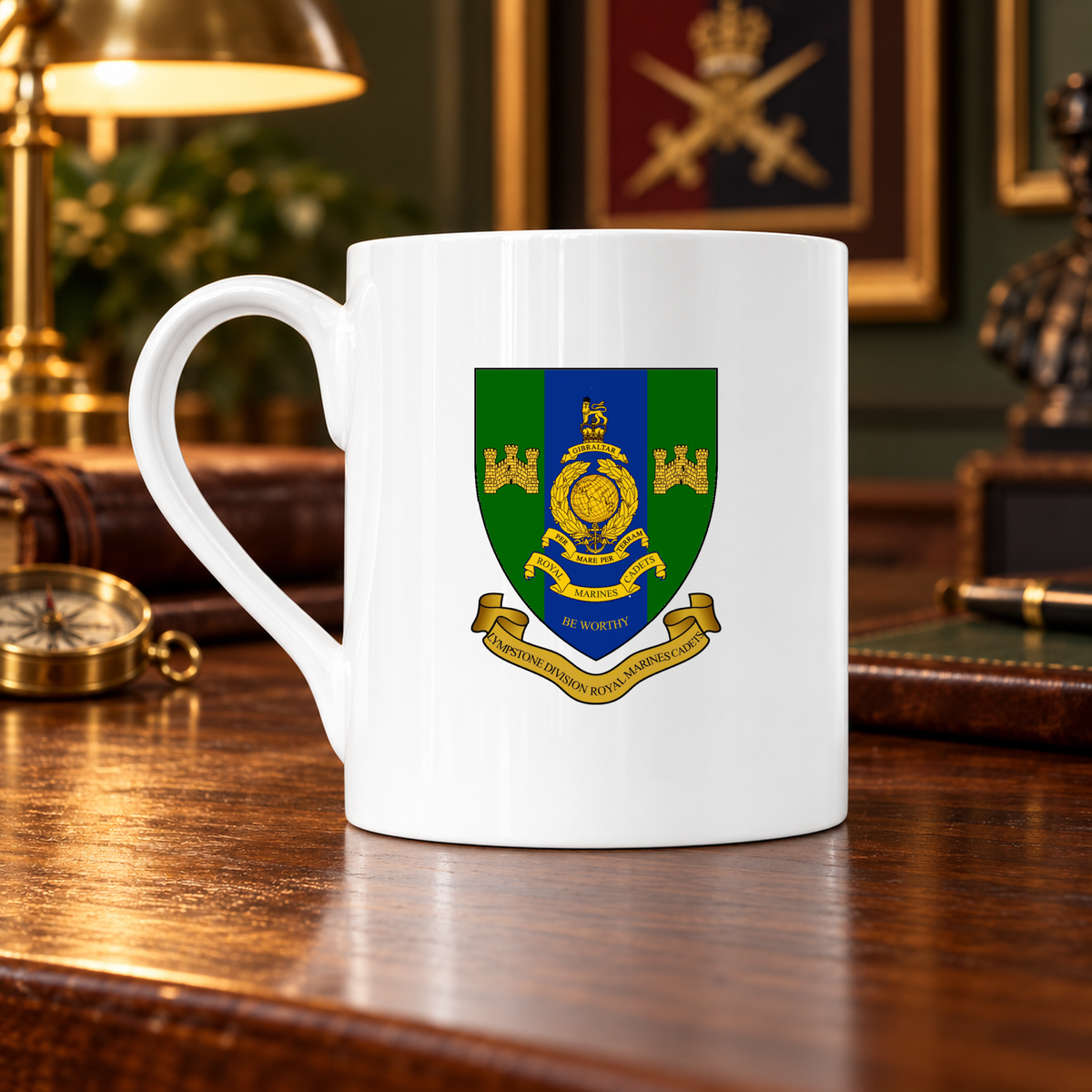 Lympstone Royal Marines Cadets - Bone China Mug | The Crafty Black Dog