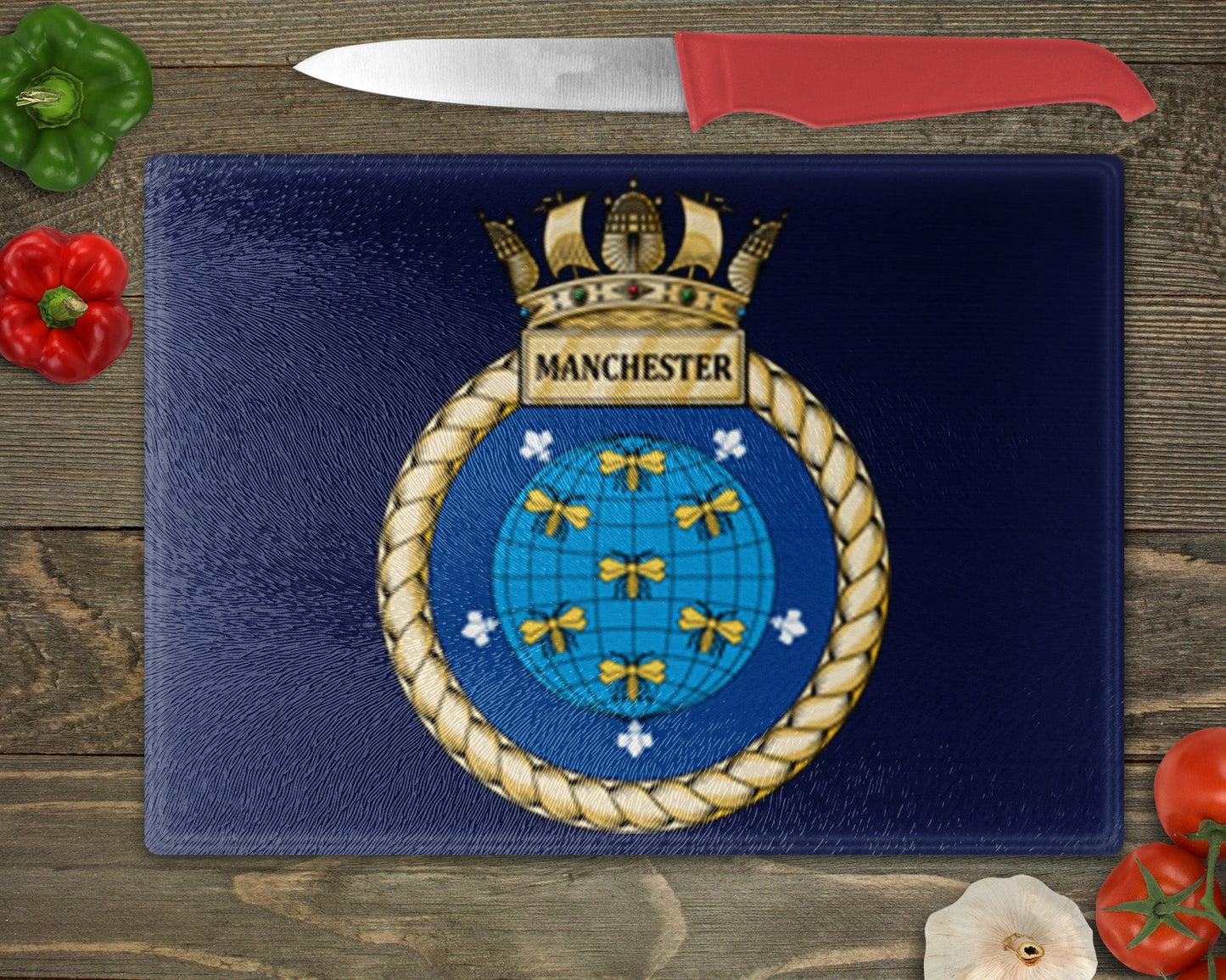 HMS Manchester - Cutting Board
