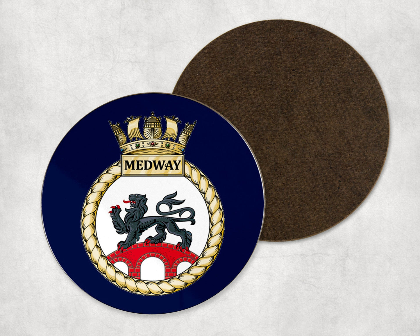 HMS Medway - Round Coaster Set