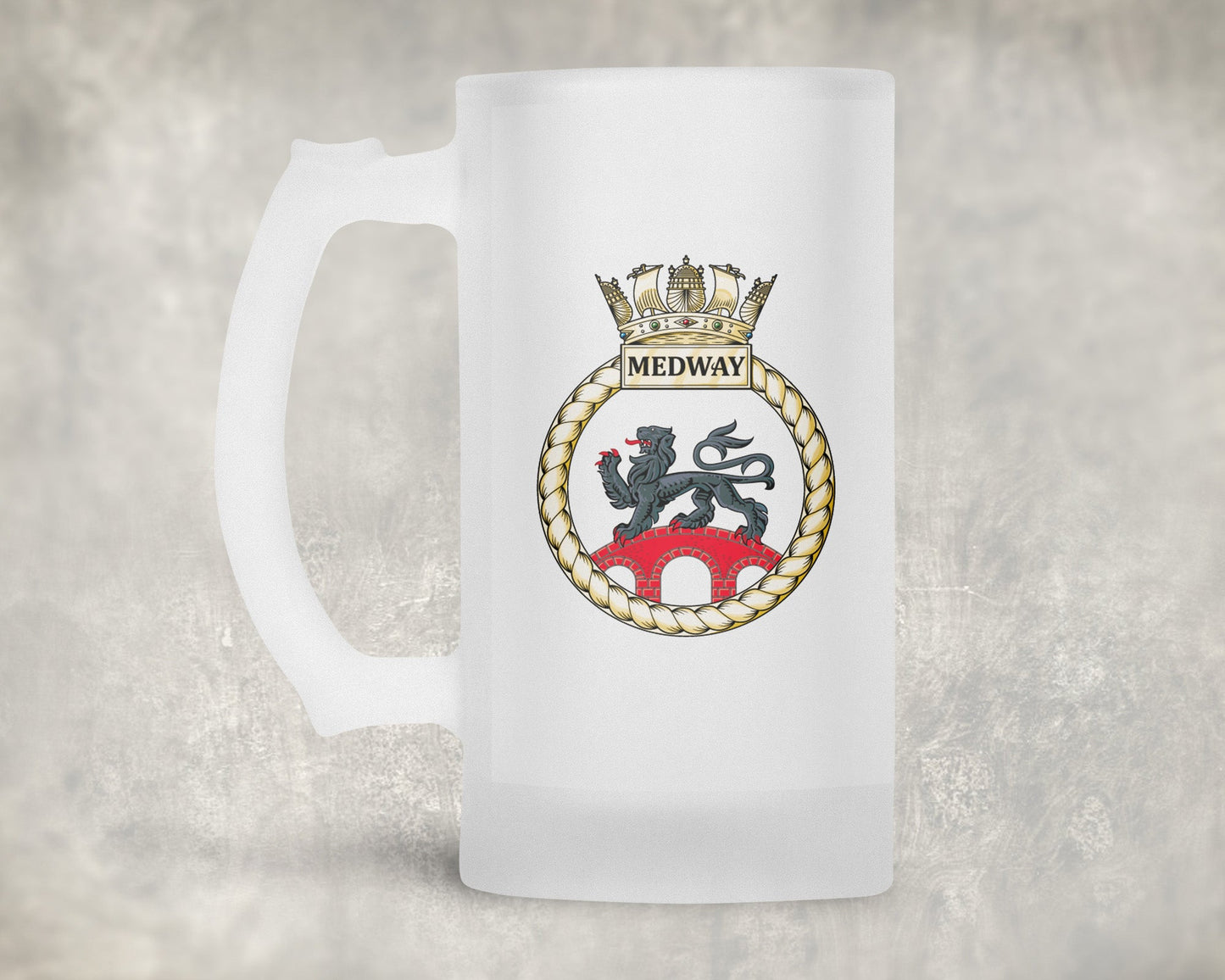 HMS Medway - Frosted Stein/Tankard/Beer Mug - Frosted Stein/Tankard/Beer Mug