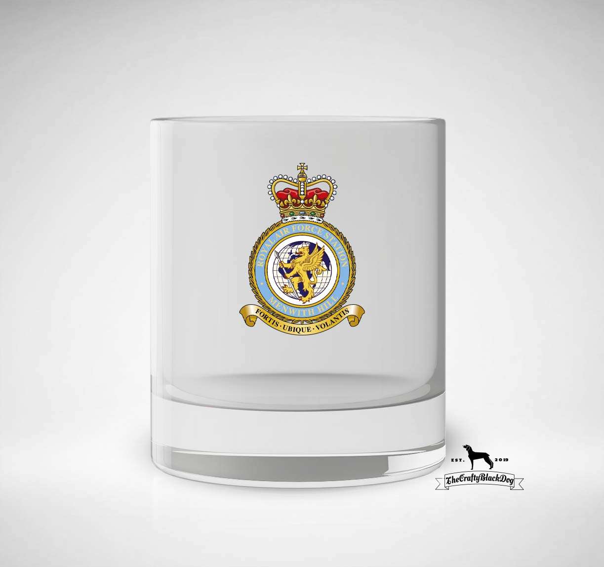 RAF Menwith Hill - Whiskey/Spirit Glass