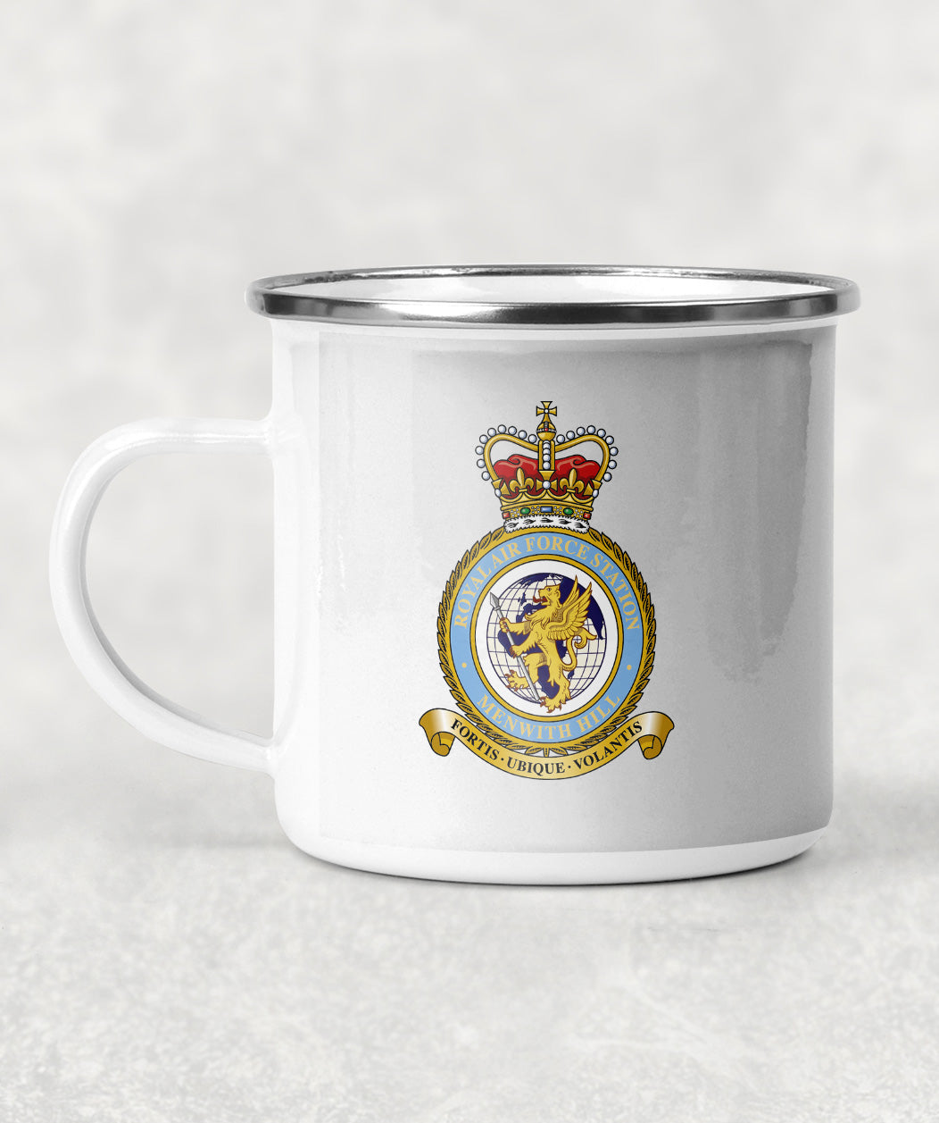 RAF Menwith Hill - Enamel Mug
