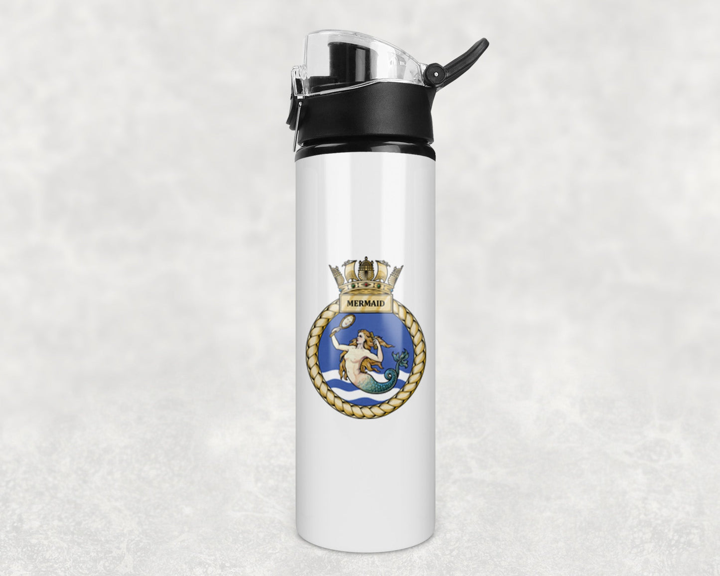 HMS Mermaid - Flip Top Water Bottle