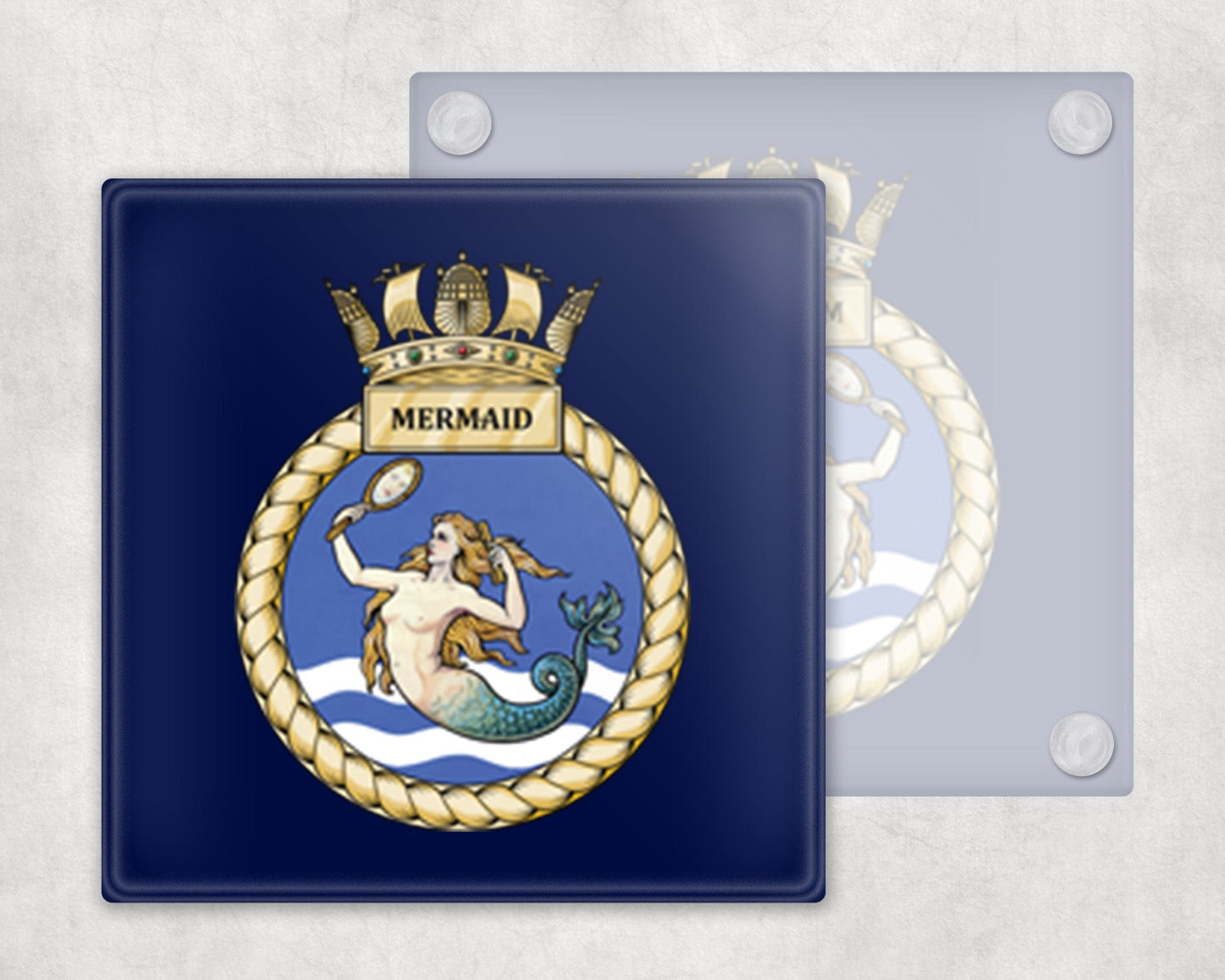 HMS Mermaid - Glass Coaster