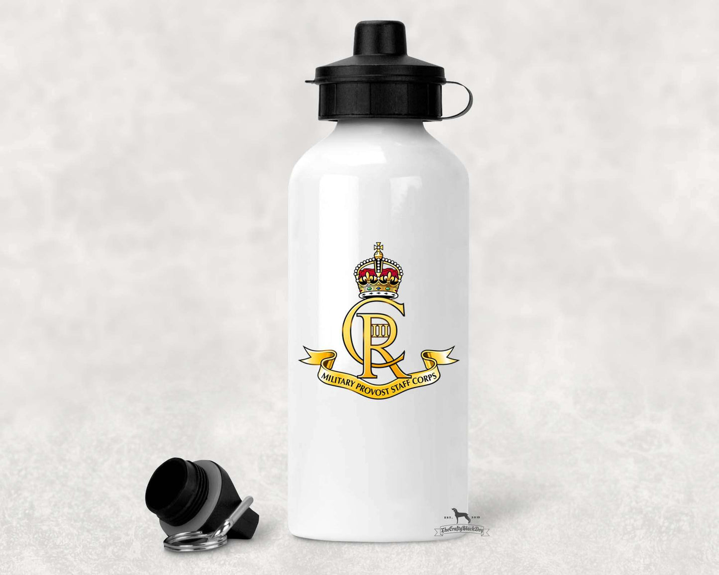 Military Provost Staff Corps - ALUMINIUM WATER BOTTLE (New King's Crown)