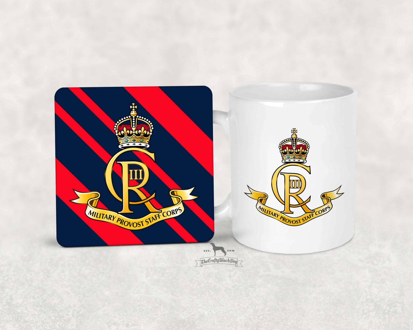 Military Provost Staff Corps - MUG and COASTER SET KC