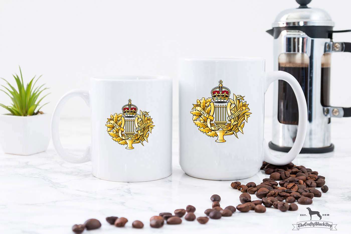 Royal Corps of Army Music - 11oz/15oz Mug (New King's Crown)