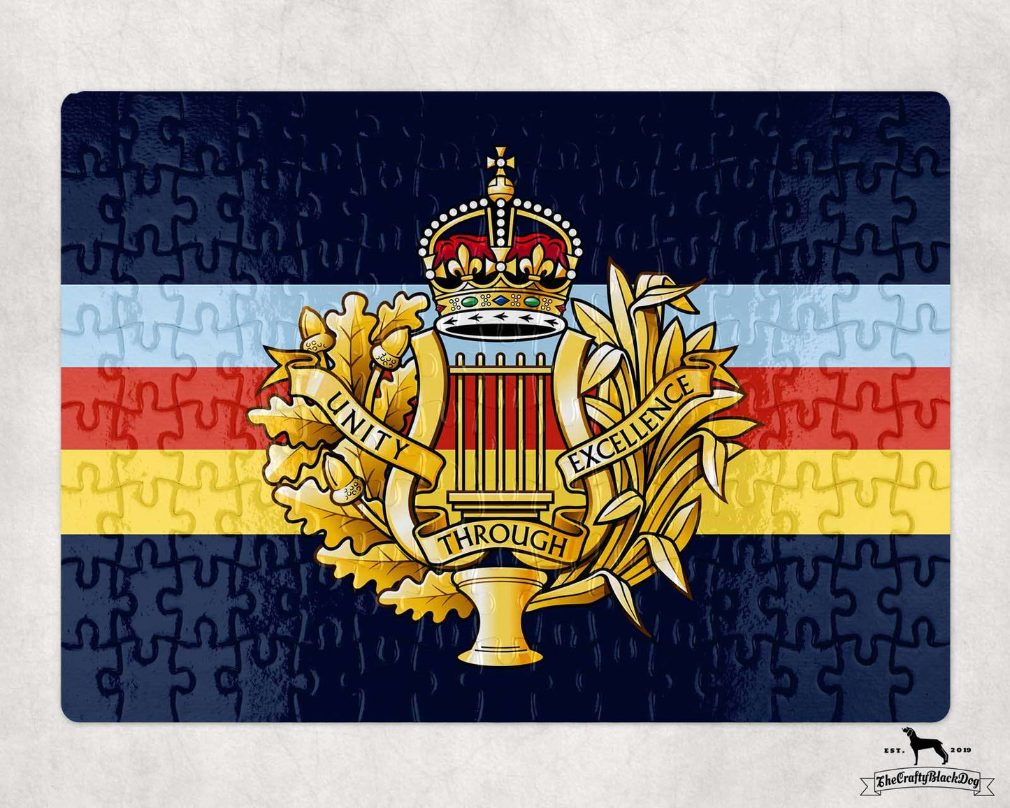 Royal Corps of Army Music - Jigsaw Puzzle (New King's Crown)
