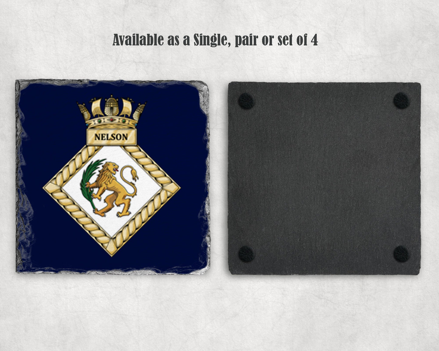 HMS Nelson (HMNB Portsmouth) - Slate Coaster