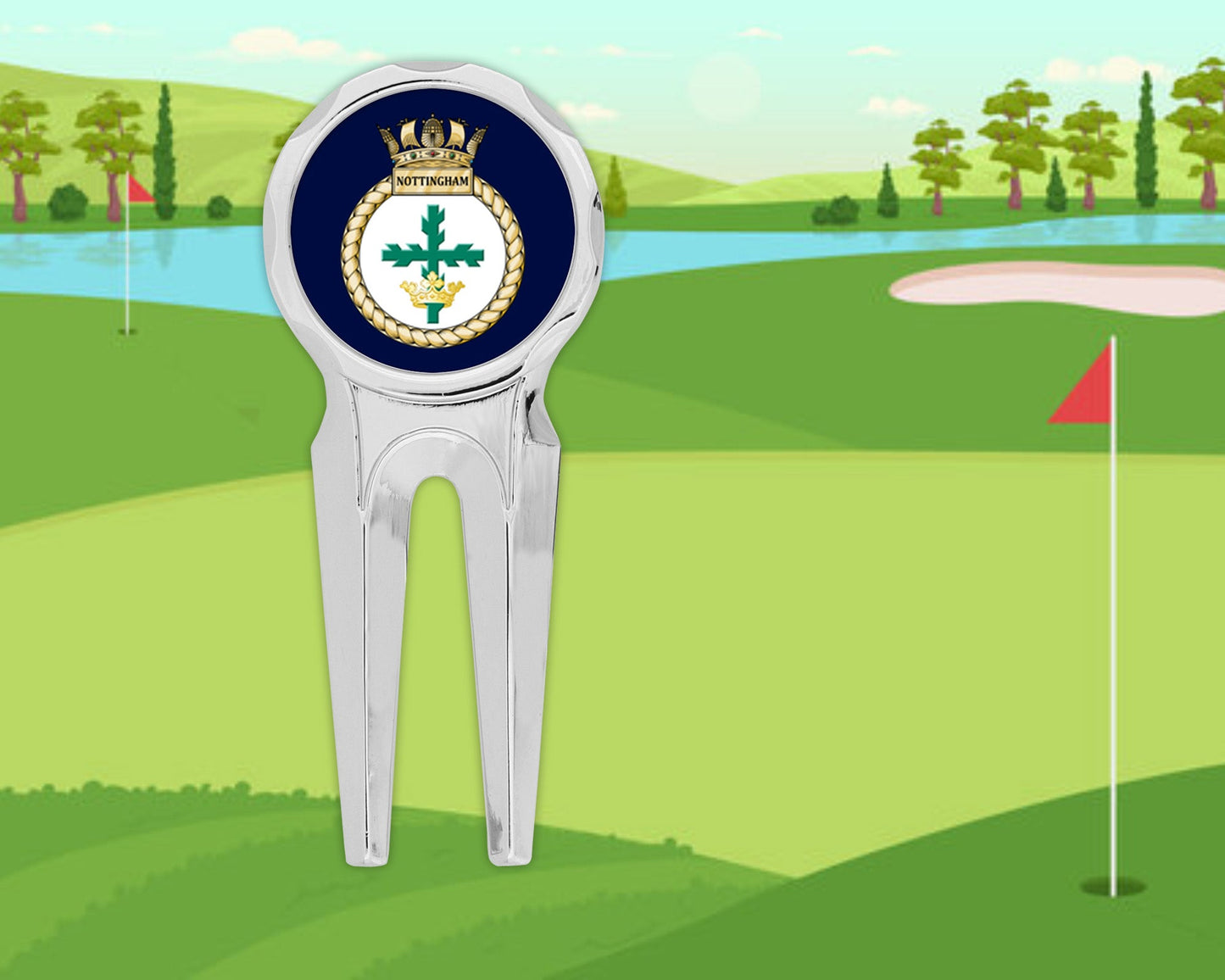 HMS Nottingham - Golf Divot Repair Tool
