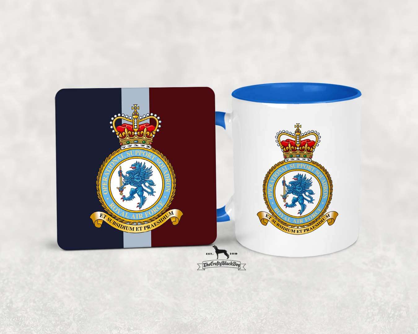 Operational Support Squadron RAF - MUG and COASTER SET