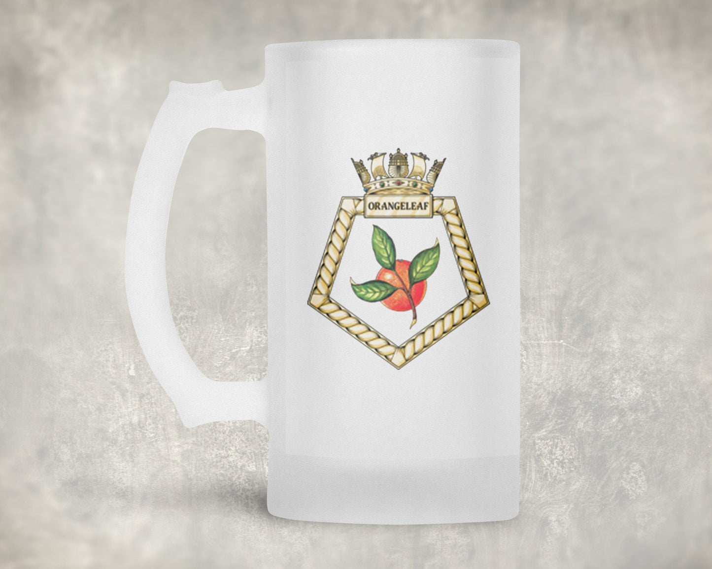 RFA Orangeleaf - Frosted Stein/Tankard/Beer Mug - Frosted Stein/Tankard/Beer Mug