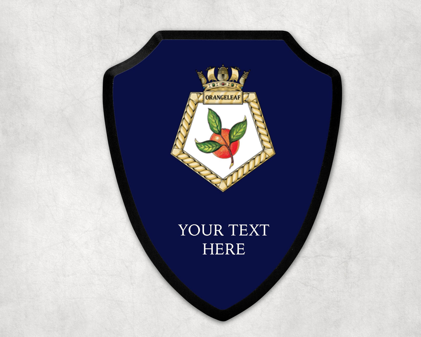 RFA Orangeleaf - Royal Navy Printed Wall Shield