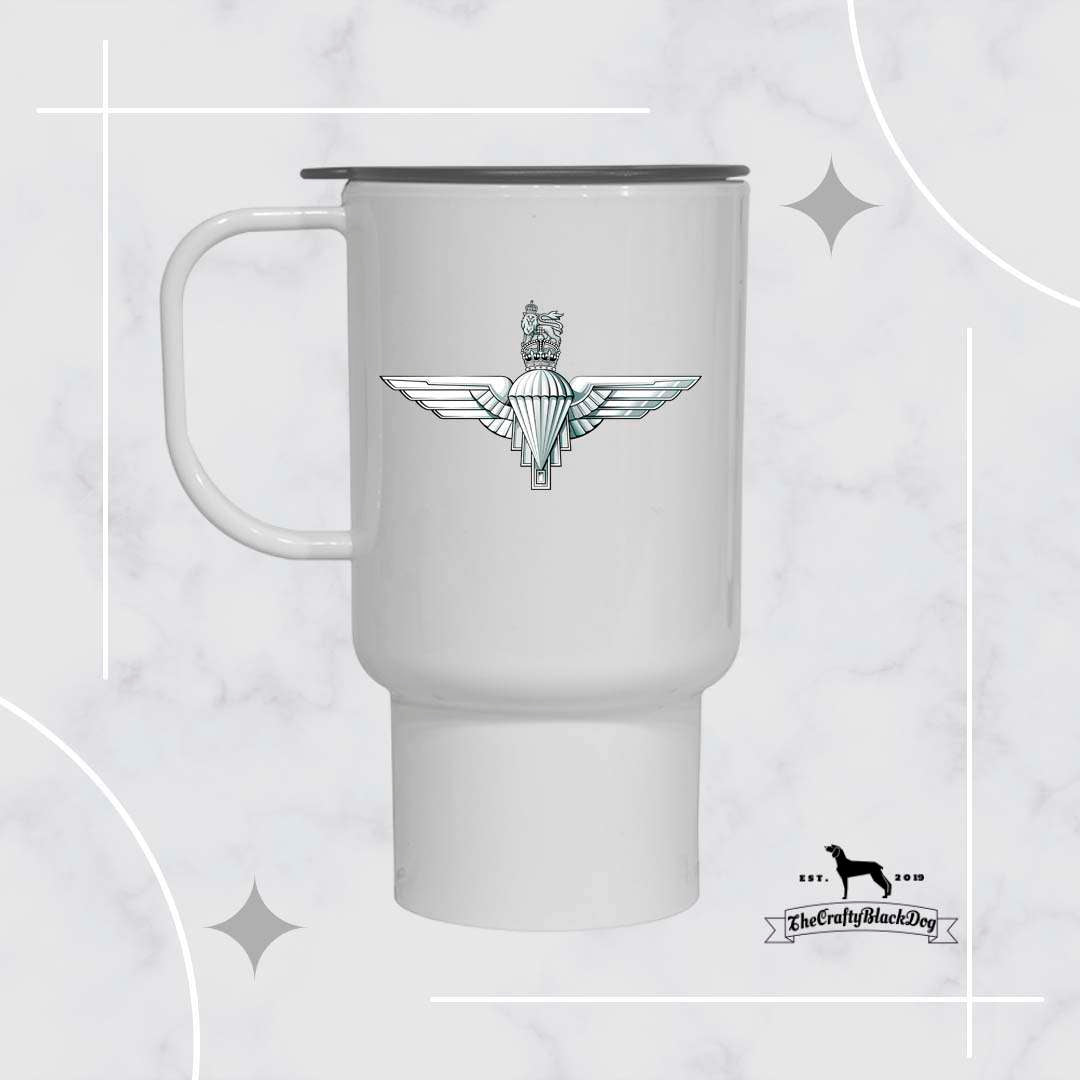 Parachute Regiment - TRAVEL MUG (New King's Crown)